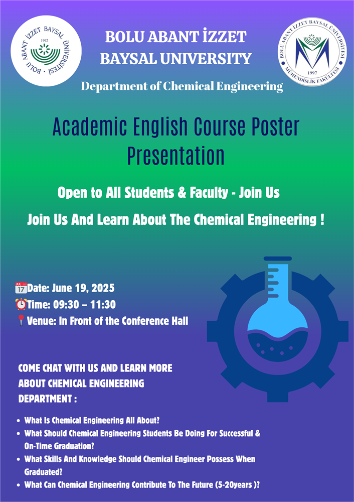 Academic English Poster